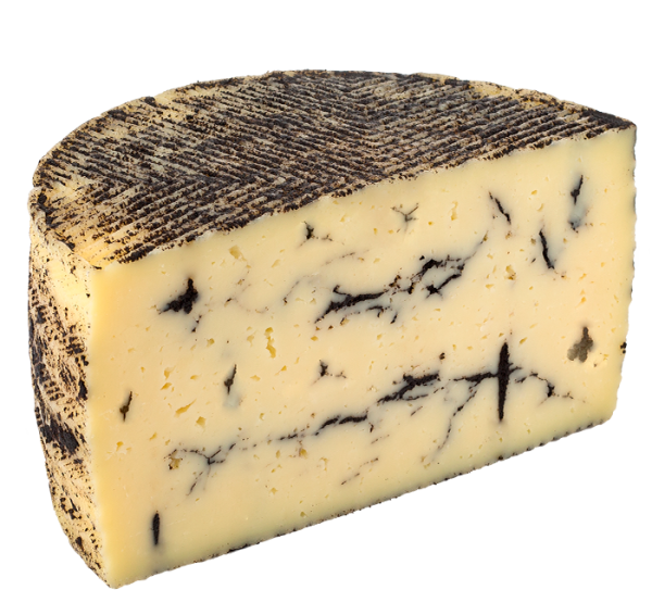 Sheep cheese with Black Truffle. Aged 5 months. 200g